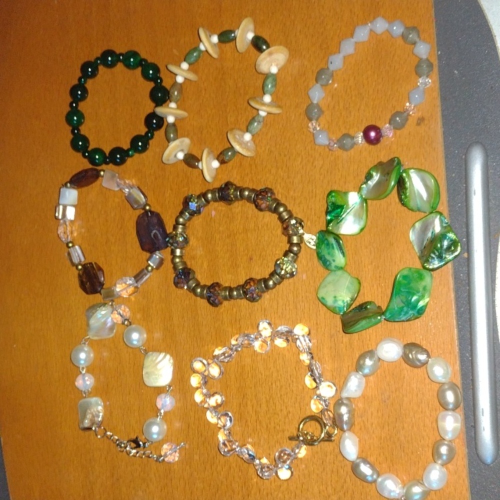 Ladies Gemstone Bracelet Lot 25$
